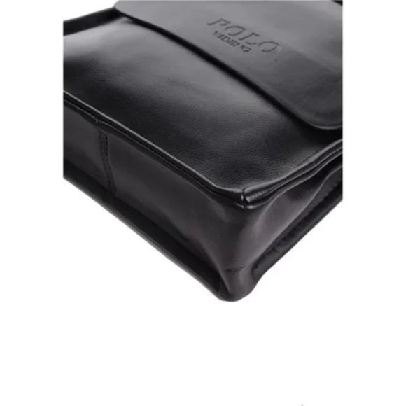 NEW 𝅺LEATHER Messenger Sling Crossbody Shoulder Bag for Men Brown - Picture 7 of 8